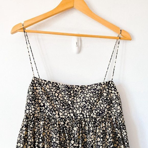 Matteau Tiered Empire Tiered Maxi Dress Golden  Primrose Ditsy Floral Size 8 - Picture 10 of 16